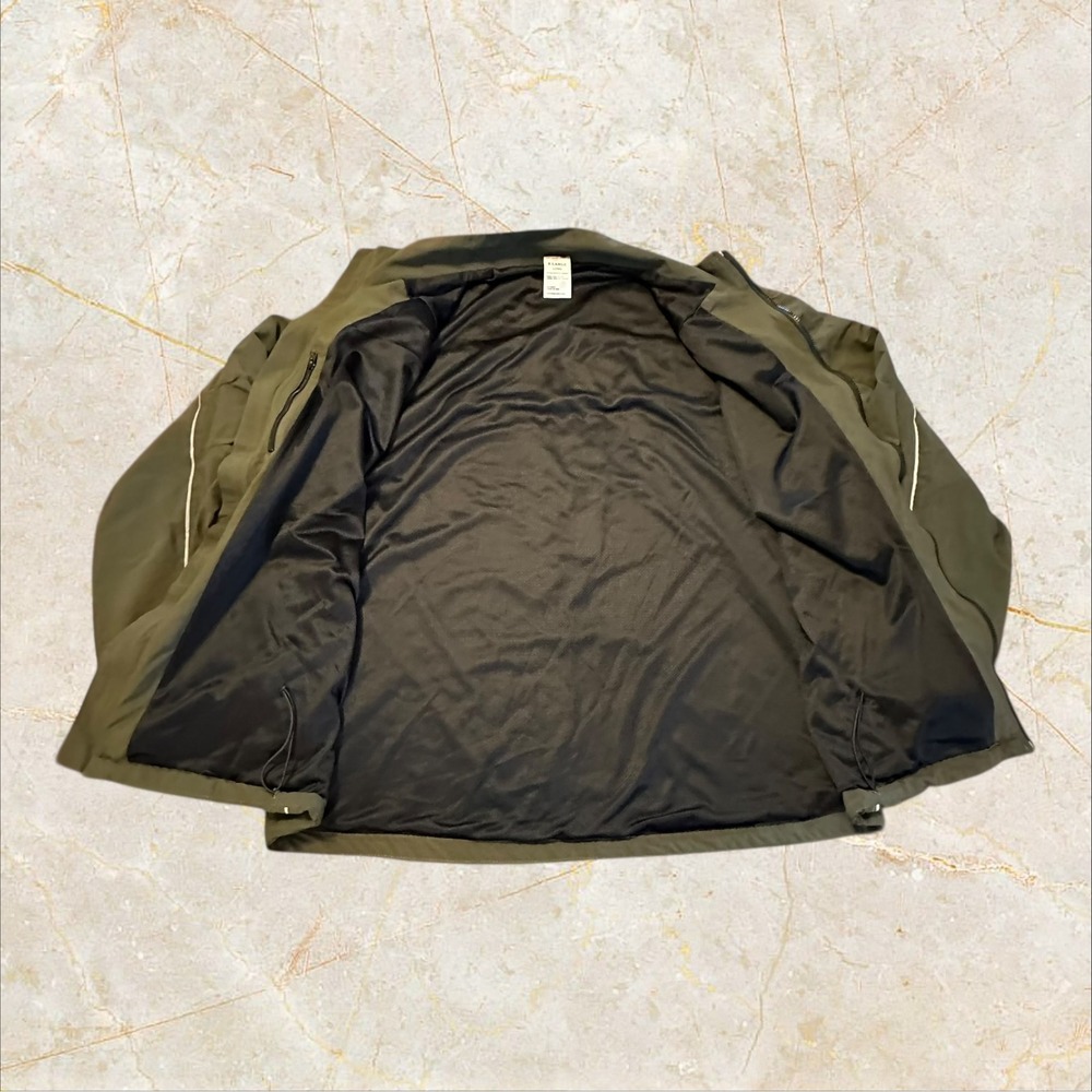 US Marine Corps PT Windbreaker Jacket Mens XL Olive Green Reflective - Picture 9 of 13
